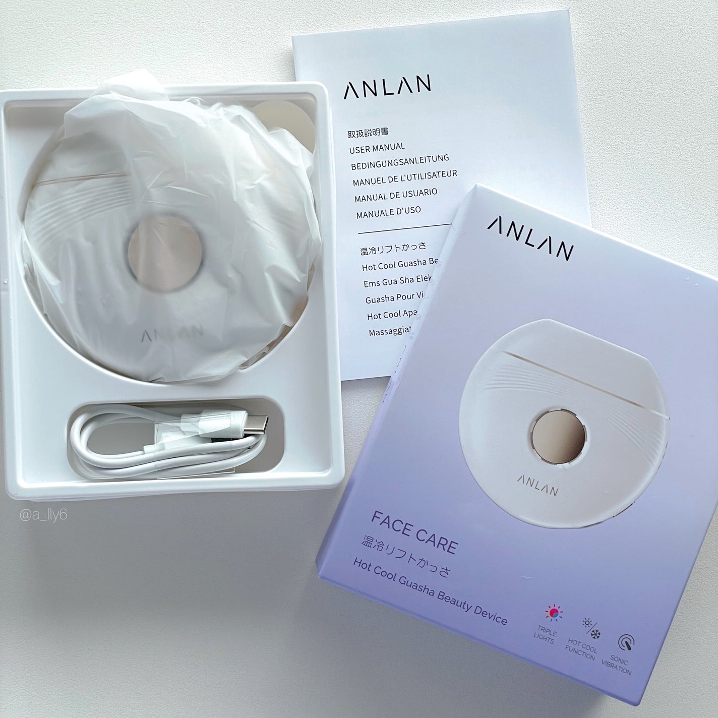 温冷リフトかっさ/ANLAN/美顔器・マッサージを使ったクチコミ(6枚目)