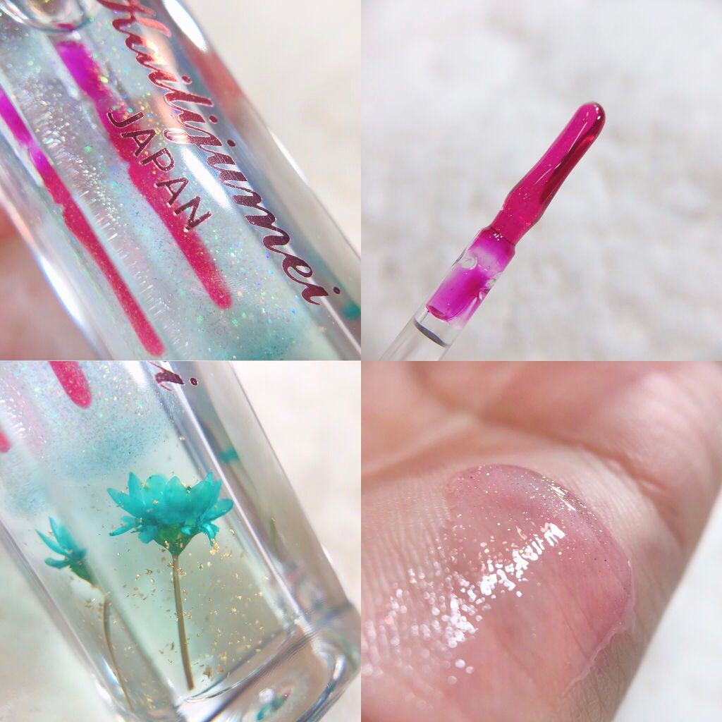 フラワーリップグロス/Kailijumei/リップグロスを使ったクチコミ(5枚目)