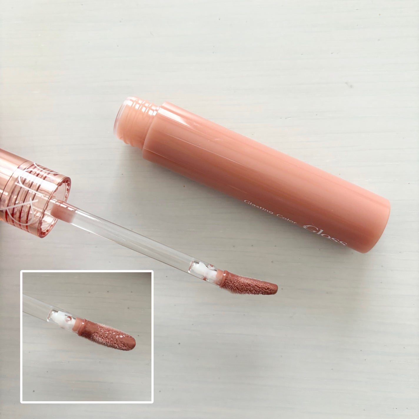 グラスティングカラーグロス/rom&nd/リップグロスを使ったクチコミ(3枚目)