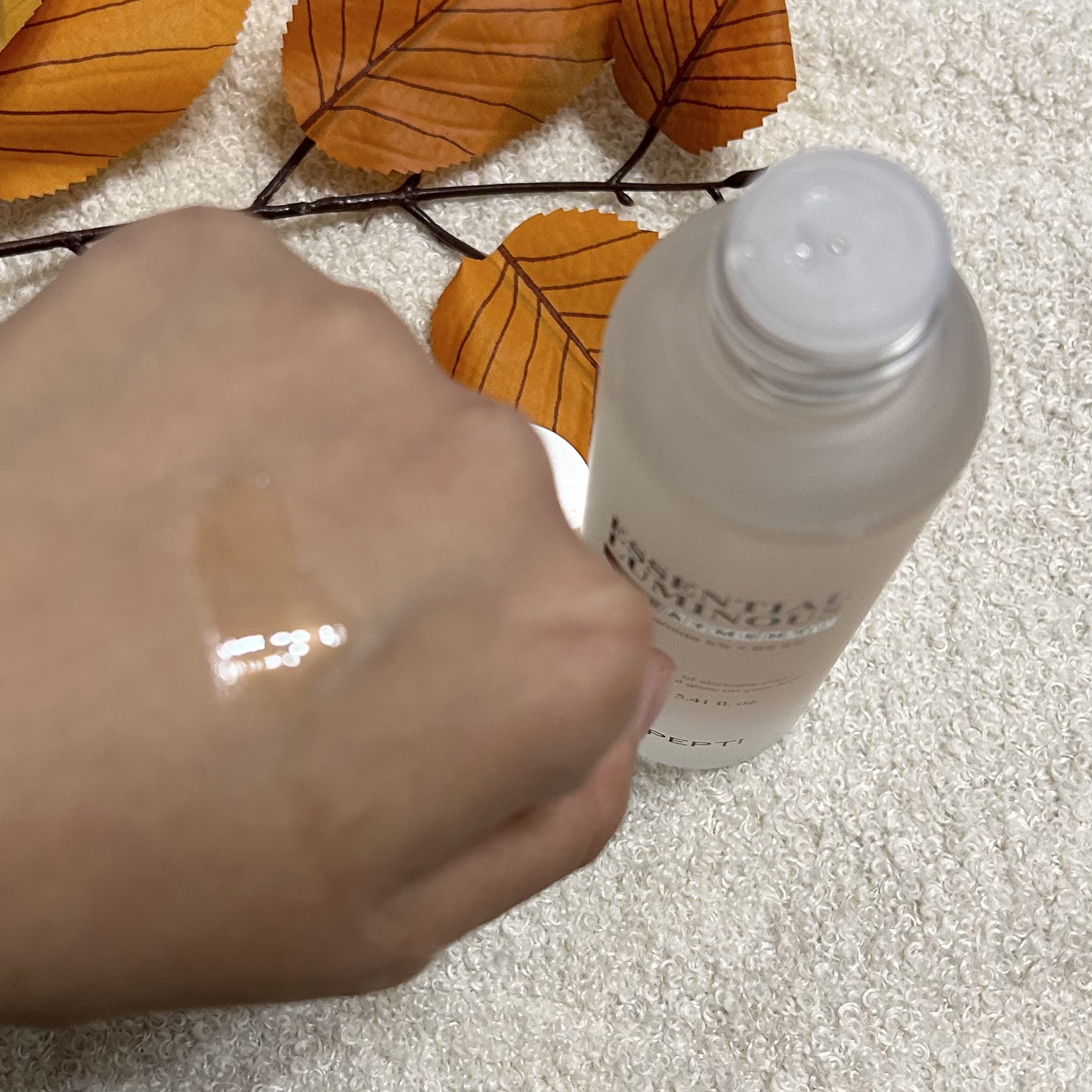 エッセンシャルルミナストリートメント/DR.PEPTI/拭き取り化粧水を使ったクチコミ（3枚目）