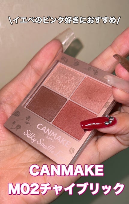 シルキースフレアイズ(マットタイプ)/キャンメイク/アイシャドウパレットを使ったクチコミ(1枚目)