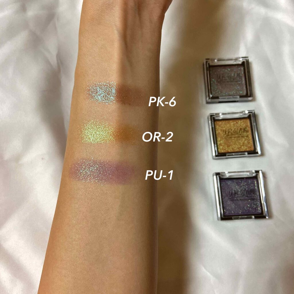 UR GLAM　POWDER EYESHADOW/U R GLAM/単色アイシャドウを使ったクチコミ（2枚目）
