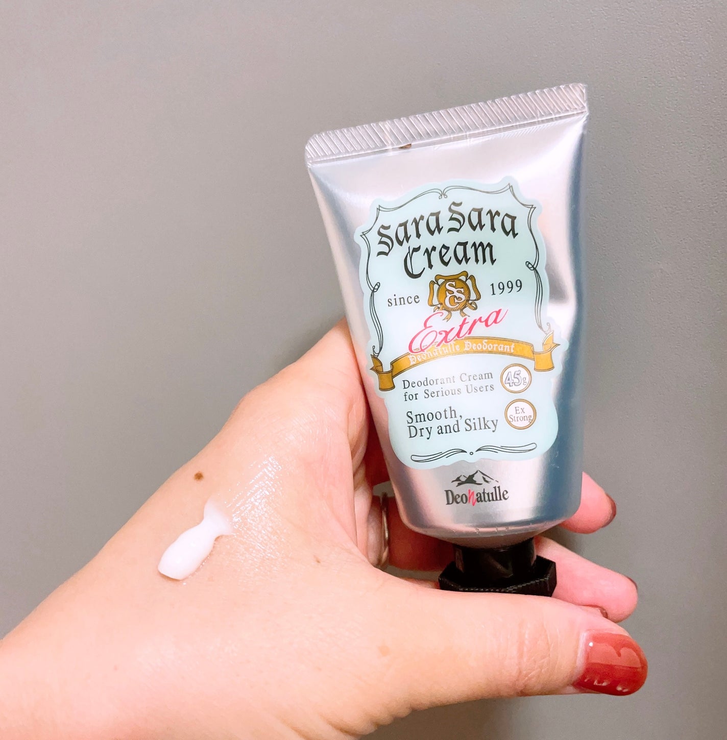 薬用さらさらクリーム/デオナチュレ/デオドラント・制汗剤を使ったクチコミ(2枚目)