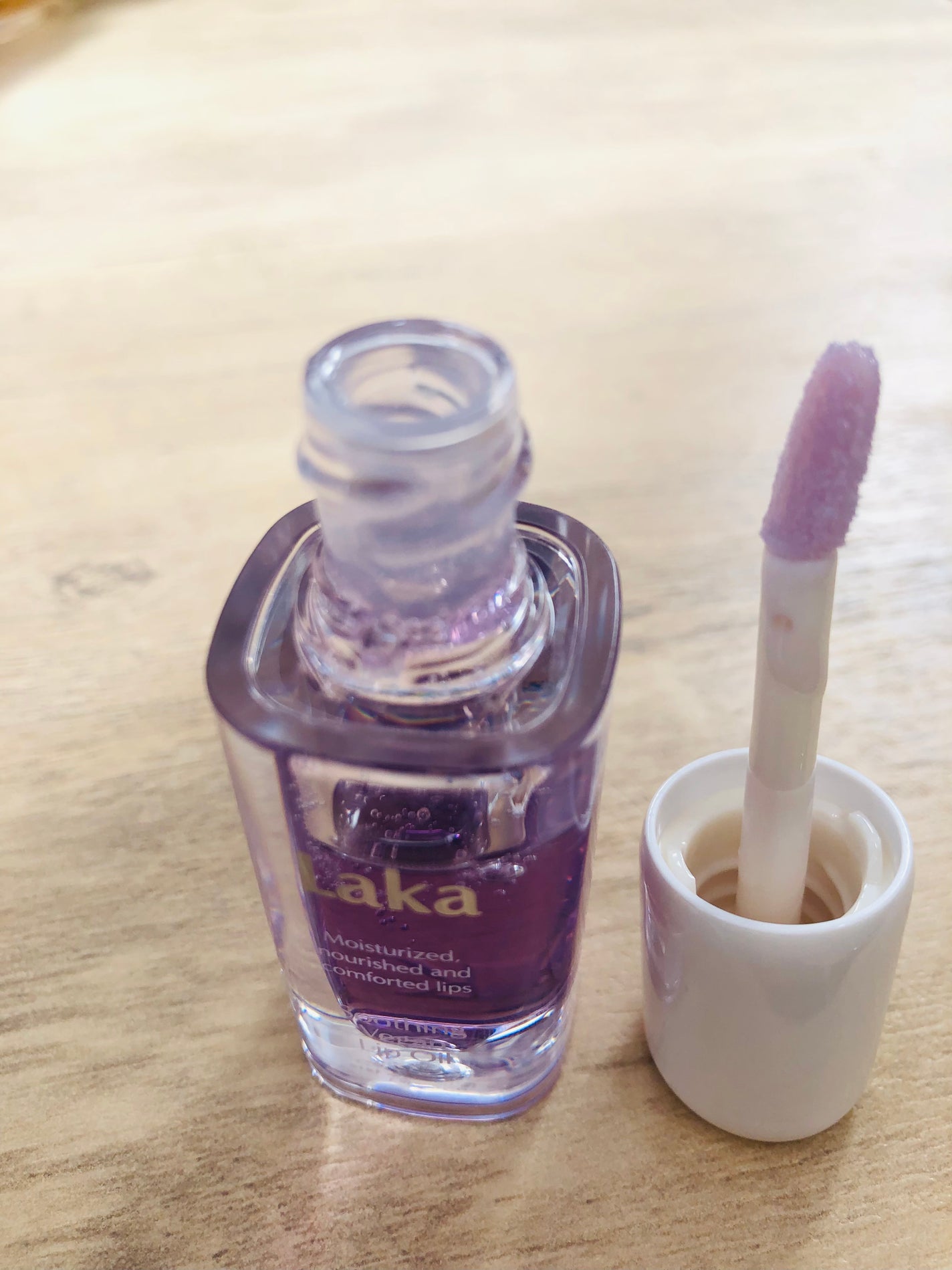 スージングヴィーガンリップオイル/Laka/リップオイルを使ったクチコミ(2枚目)