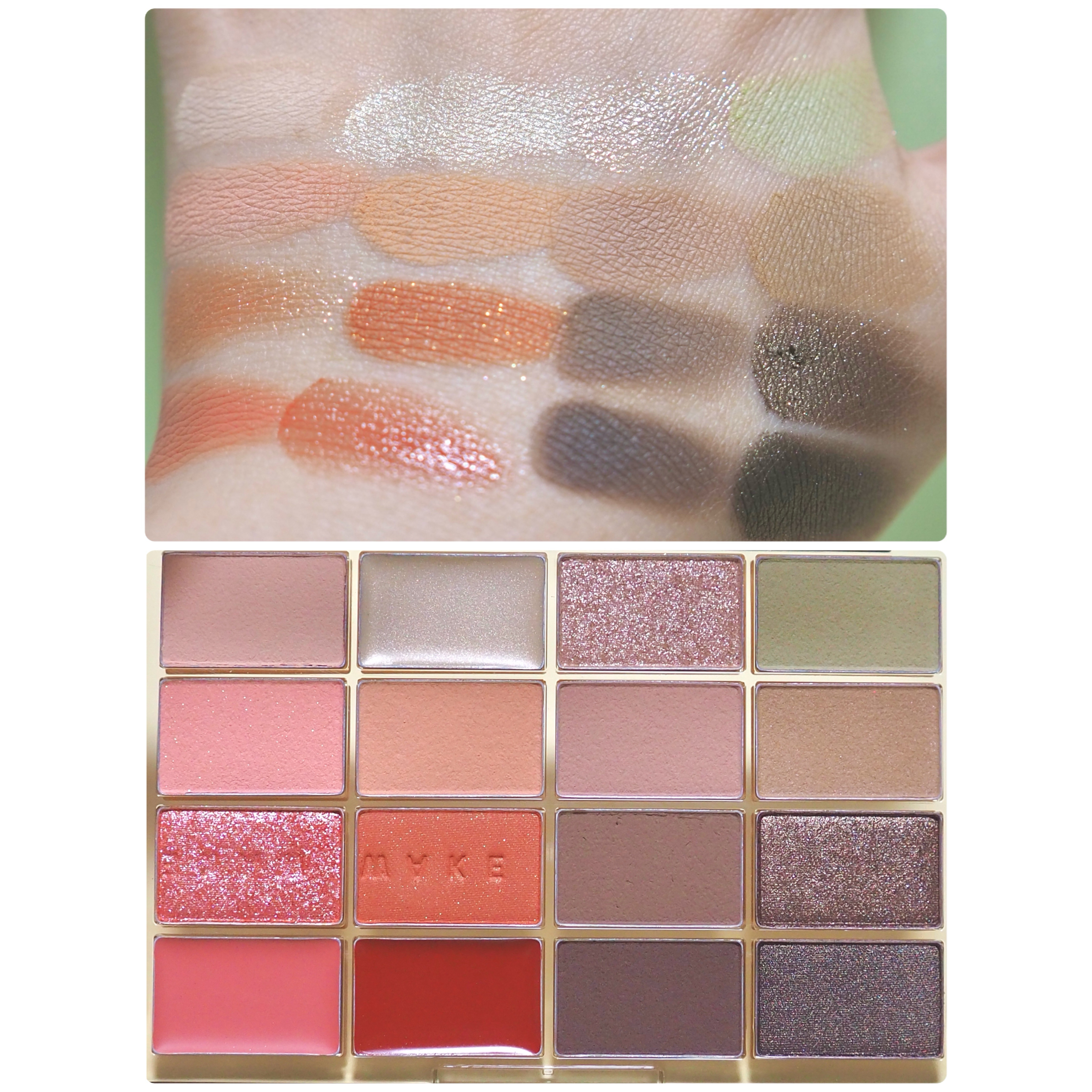 ソフトブラーリングアイパレット 22.メロウオータムブラーリング/wakemake/アイシャドウパレットを使ったクチコミ（3枚目）