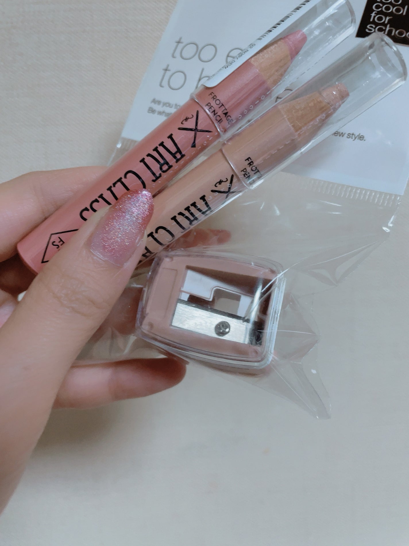 アートクラス フロッタージュペンシル/too cool for school/スティックアイシャドウを使ったクチコミ(4枚目)