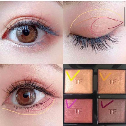 アイ カラー クォード/TOM FORD BEAUTY/アイシャドウパレットを使ったクチコミ(3枚目)