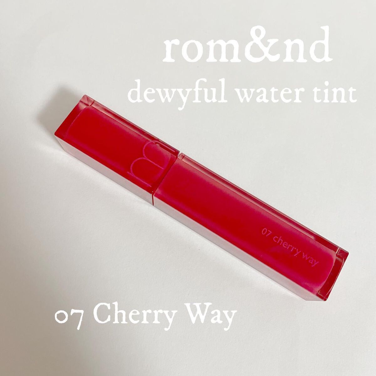 デュイフルウォーターティント/rom&nd/リップティントを使ったクチコミ（1枚目）