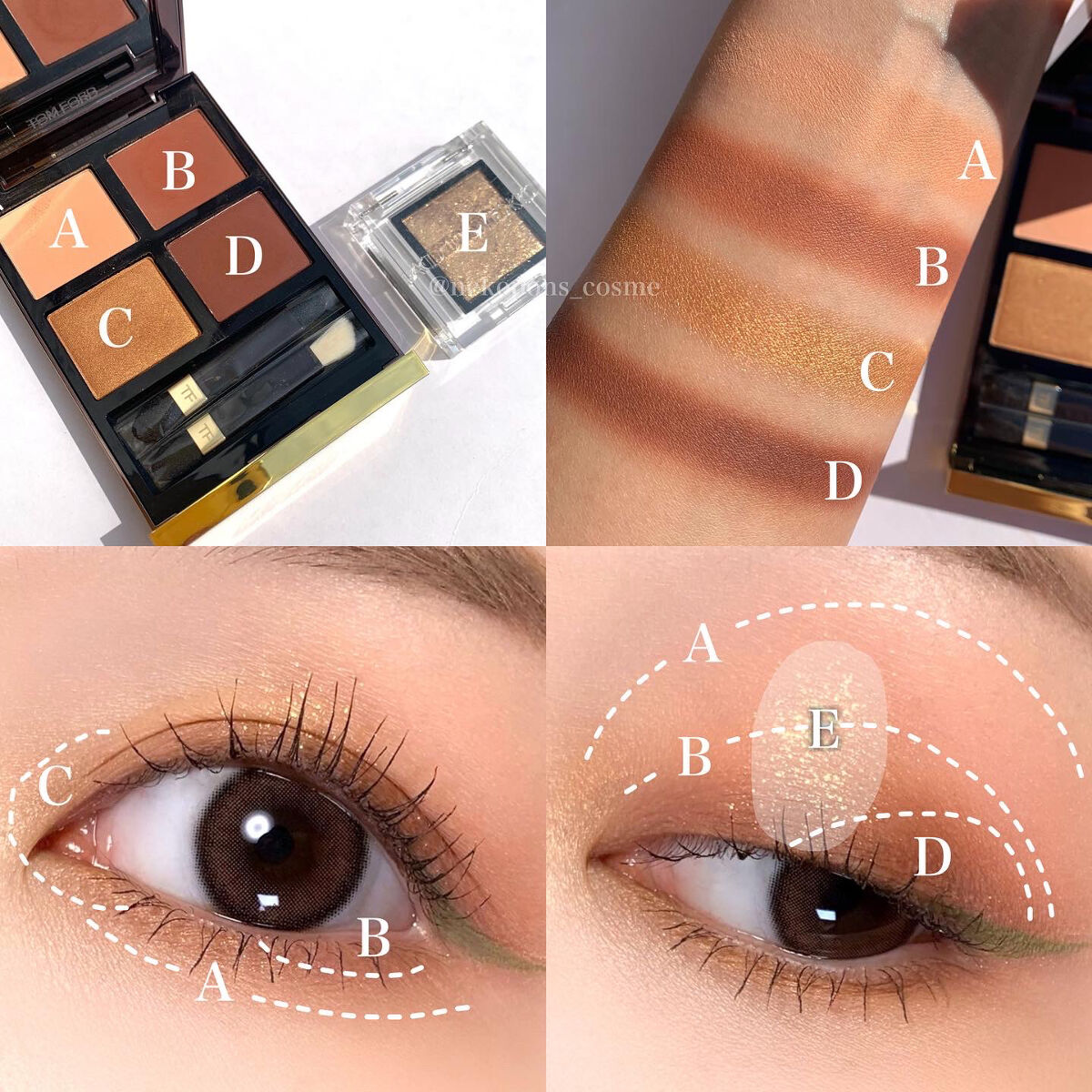 アイ カラー クォード/TOM FORD BEAUTY/アイシャドウパレットを使ったクチコミ（3枚目）