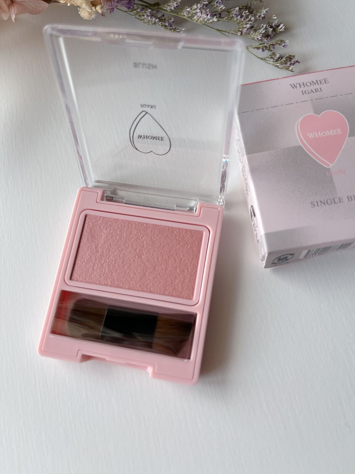 フーミー シングルブラッシュ/WHOMEE/パウダーチークを使ったクチコミ(4枚目)