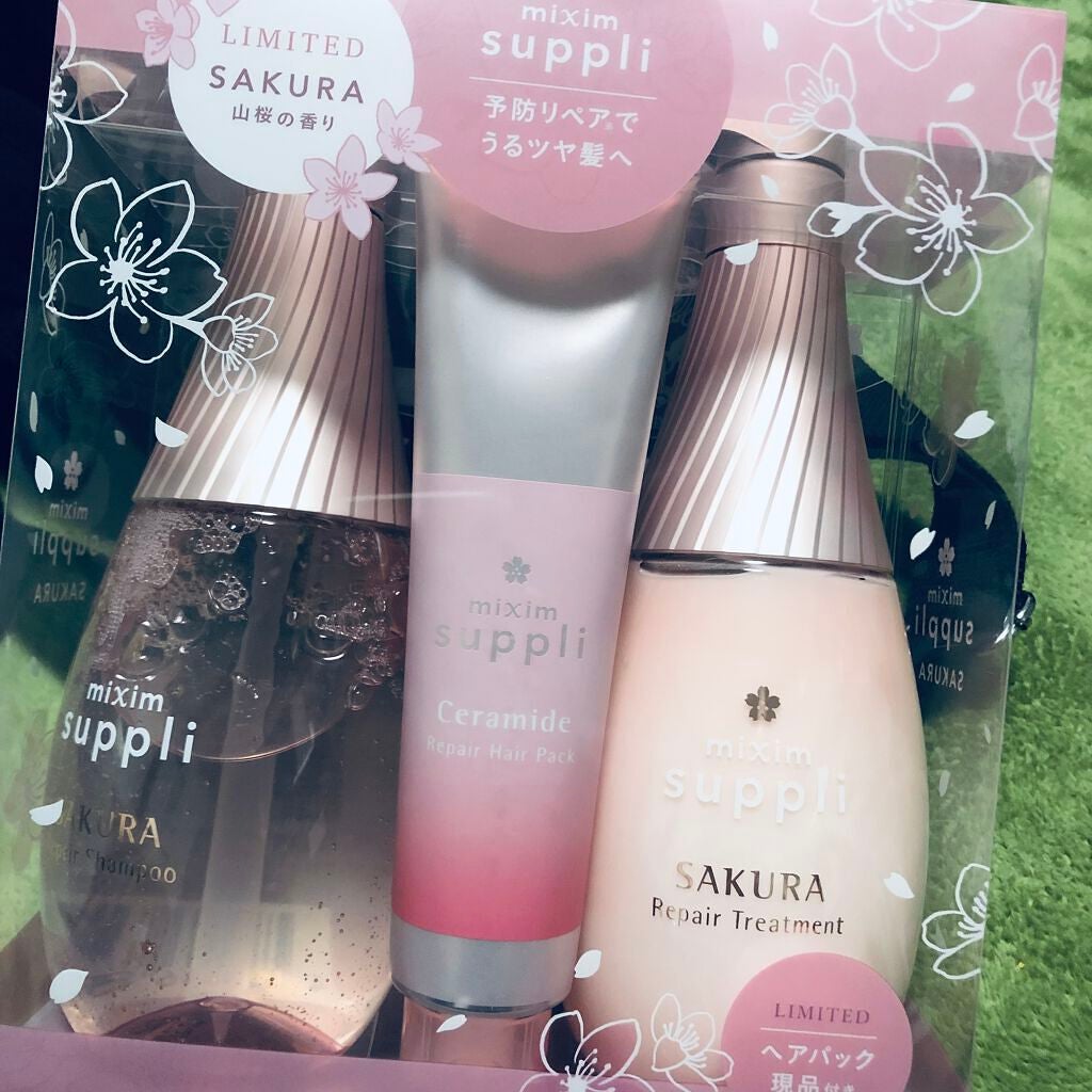 ビタミン リペアシャンプー/コラーゲン リペアヘアトリートメント/mixim suppli/市販シャンプーを使ったクチコミ(1枚目)