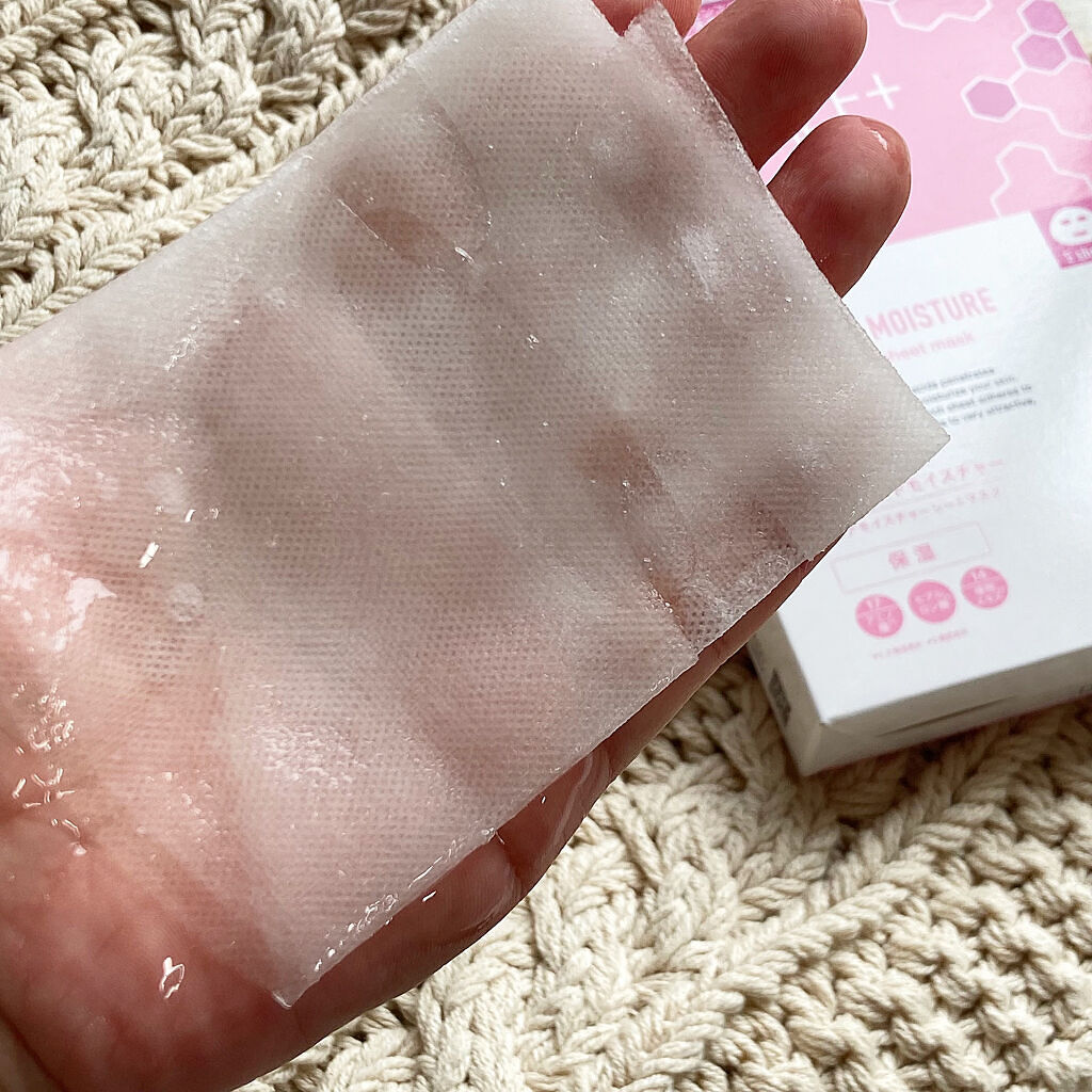 ダイヤモンドモイスチャー アクアモイスチャー シートマスク 5枚入り/ALFACE+/シートマスク・パックを使ったクチコミ（2枚目）