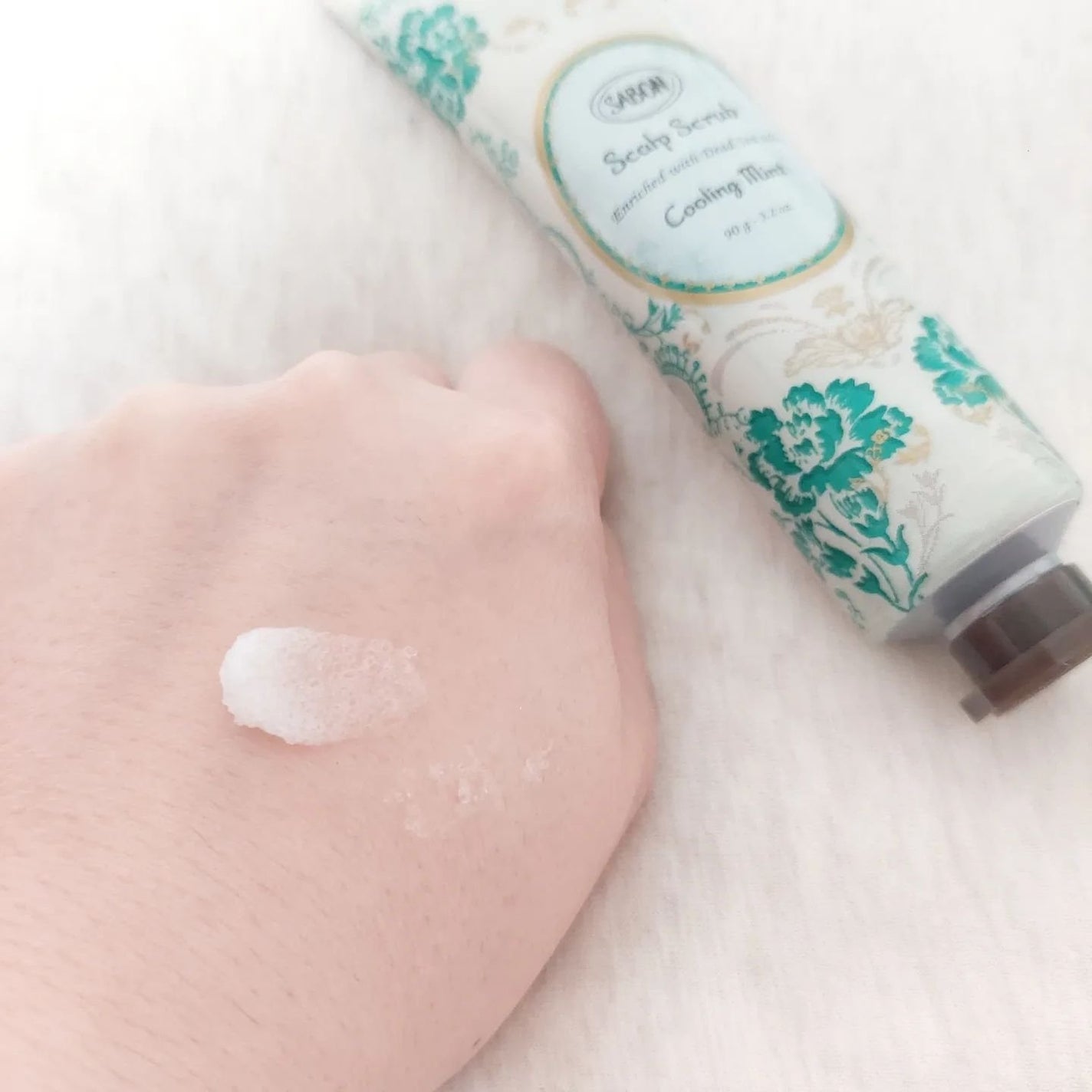 ヘッドスクラブ リフレッシング(ミント)/SABON/ヘッドスクラブを使ったクチコミ(4枚目)