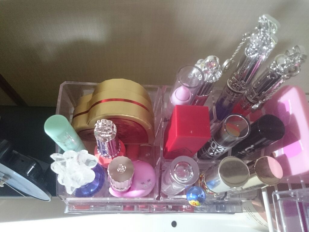 3段式クリアーケース/DAISO/その他化粧小物を使ったクチコミ（3枚目）