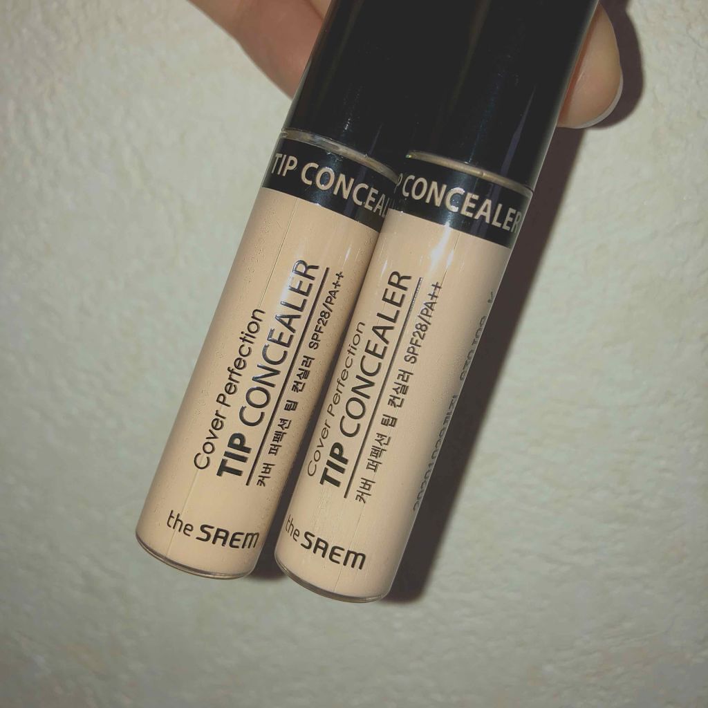 カバーパーフェクション チップコンシーラー/the SAEM/リキッドコンシーラーを使ったクチコミ（1枚目）