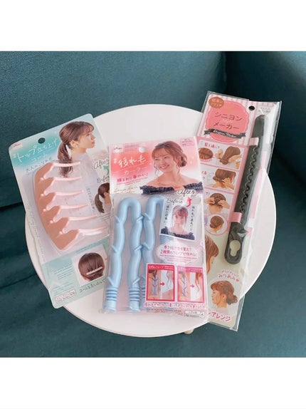 シニヨンメーカー/DAISO/ヘアアクセサリーを使ったクチコミ(8枚目)