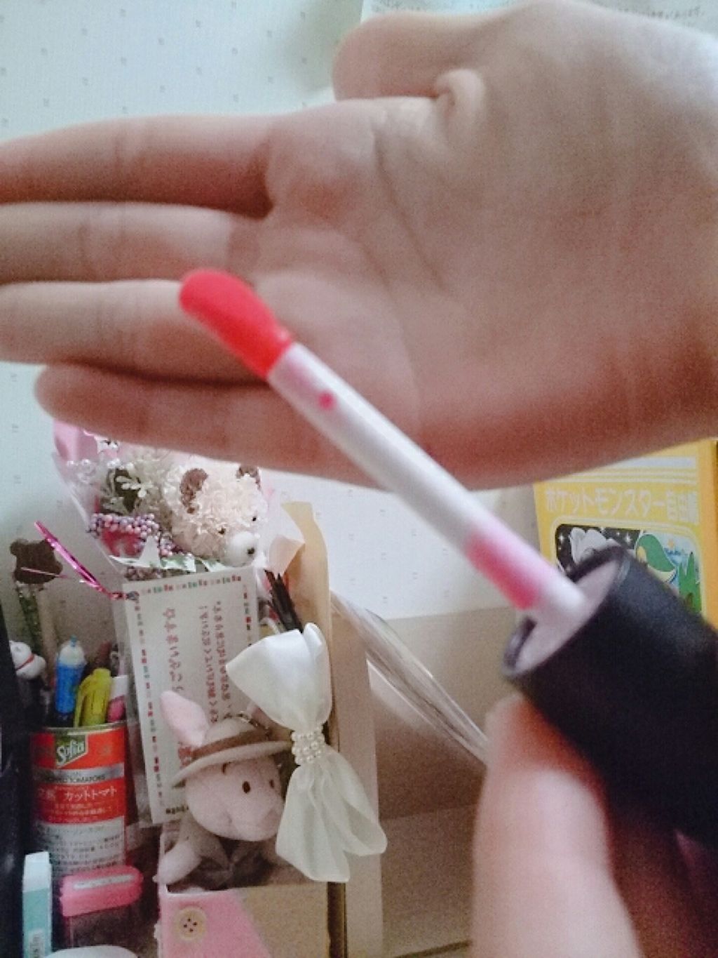 ヒント オブ カラー リップ オイル/M・A・C/口紅を使ったクチコミ（2枚目）