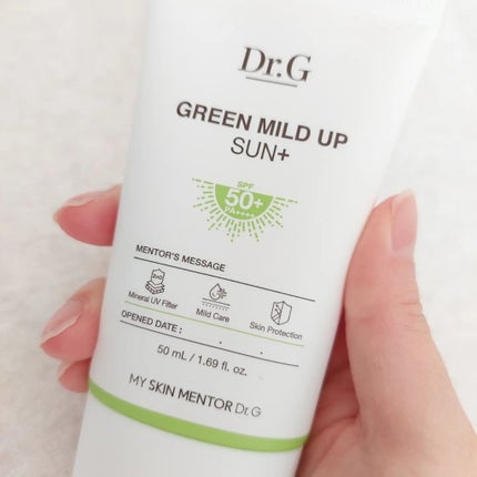 グリーンマイルドアップサンプラス/Dr.G/日焼け止めクリームを使ったクチコミ(1枚目)