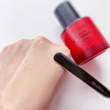 マスクフィットレッドファンデーション/TIRTIR(ティルティル)/リキッドファンデーションを使ったクチコミ(2枚目)