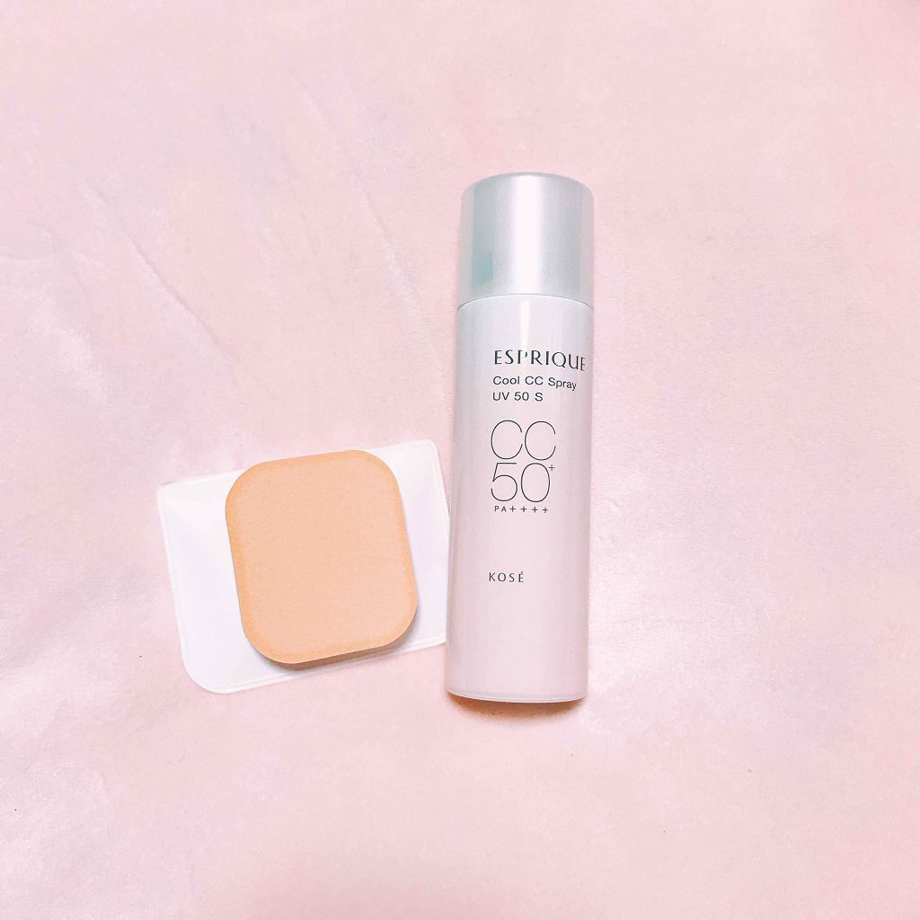 ひんやりタッチ CCスプレー UV 50 (くすみカバー)/ESPRIQUE/CCクリームを使ったクチコミ(1枚目)