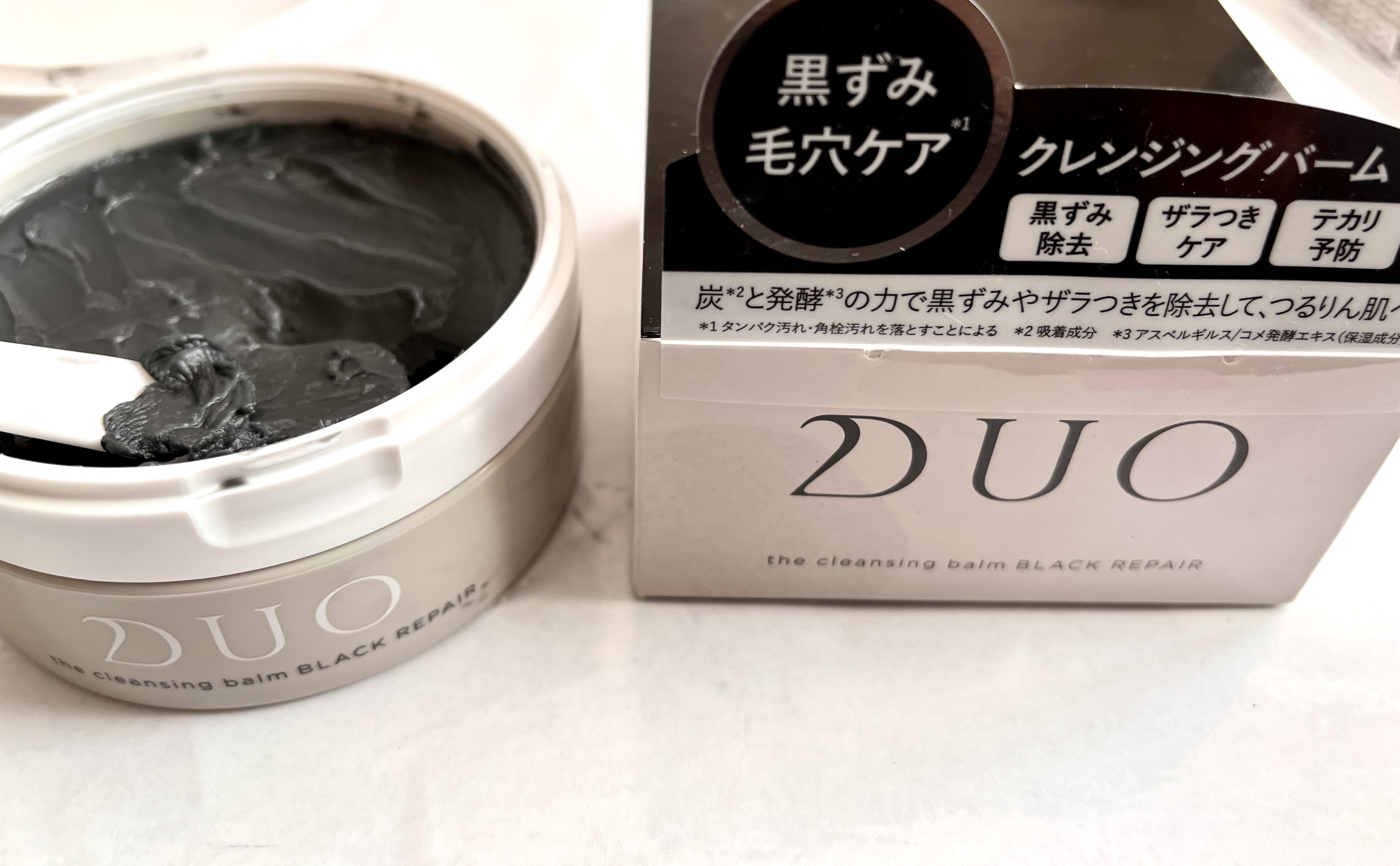 #PR #DUO

\頑固な毛穴汚れに悩む方必見！/

☆.。:*☆..:*゜☆.。☆.。:*☆..:*゜☆.。　

デュオ ザ クレンジングバーム ブラックリペア 容量：90g/通常価格3,960円（税込)

☆.。:*☆..:*゜☆.。