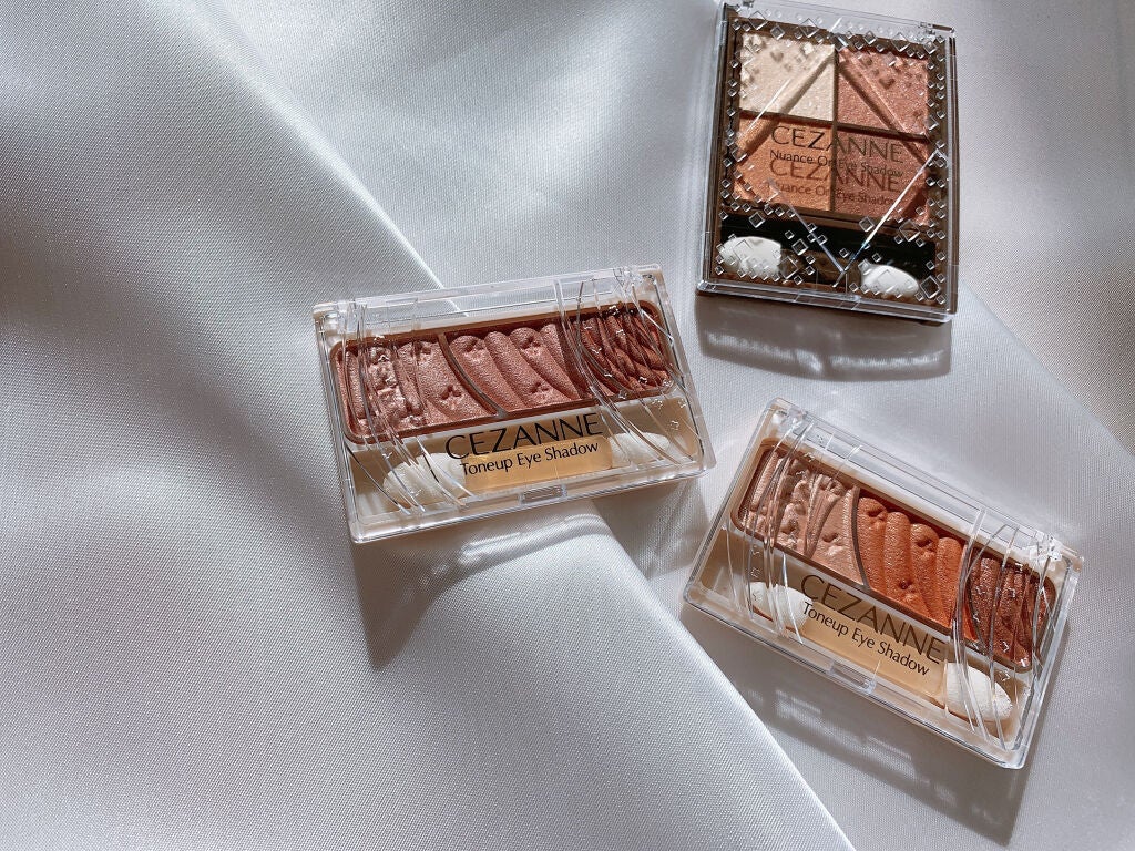 トーンアップアイシャドウ/CEZANNE/アイシャドウパレットを使ったクチコミ(4枚目)
