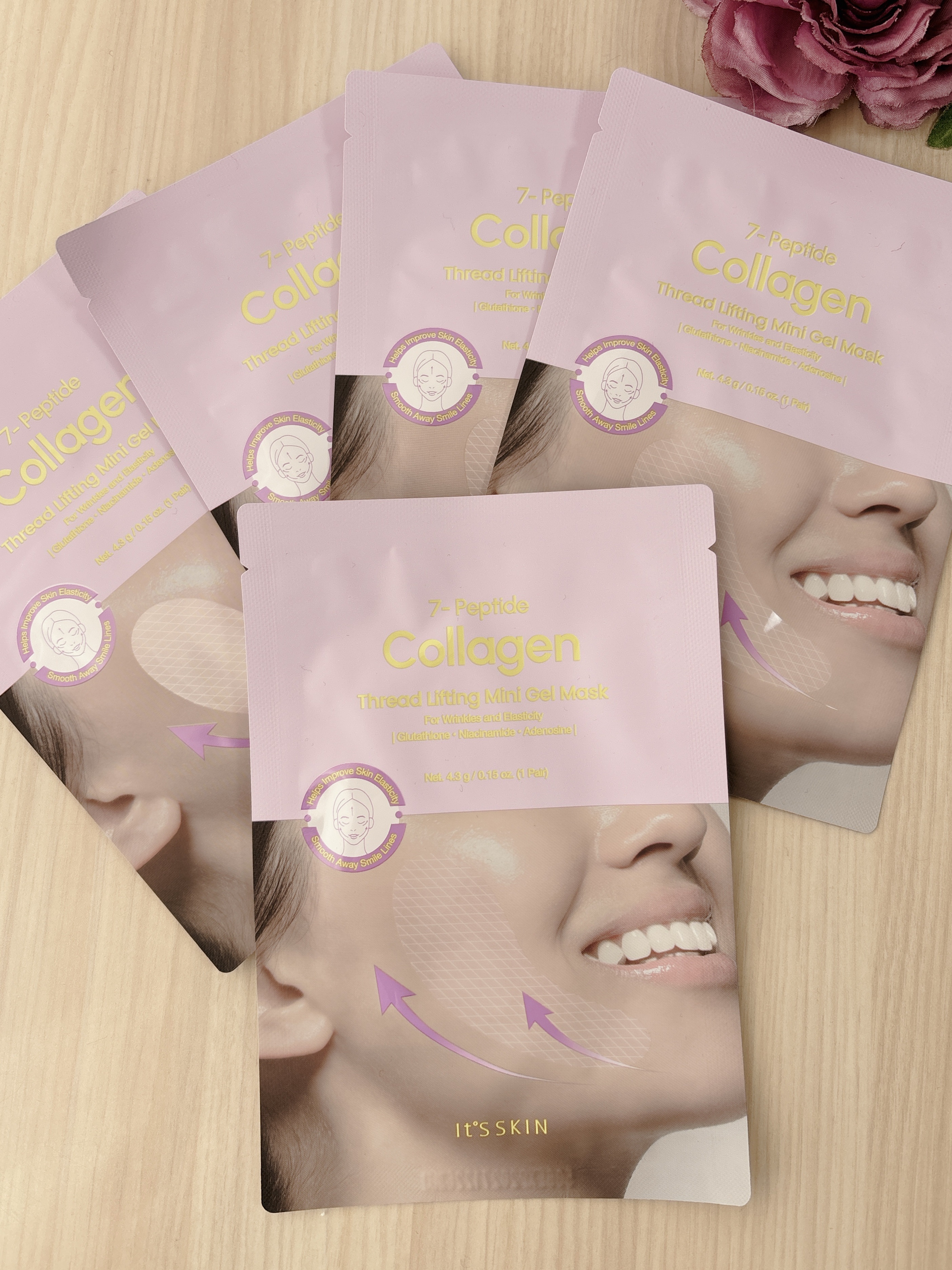 7-ペプチド コラーゲン 糸リフト ミニ ジェルマスク｜It's skin