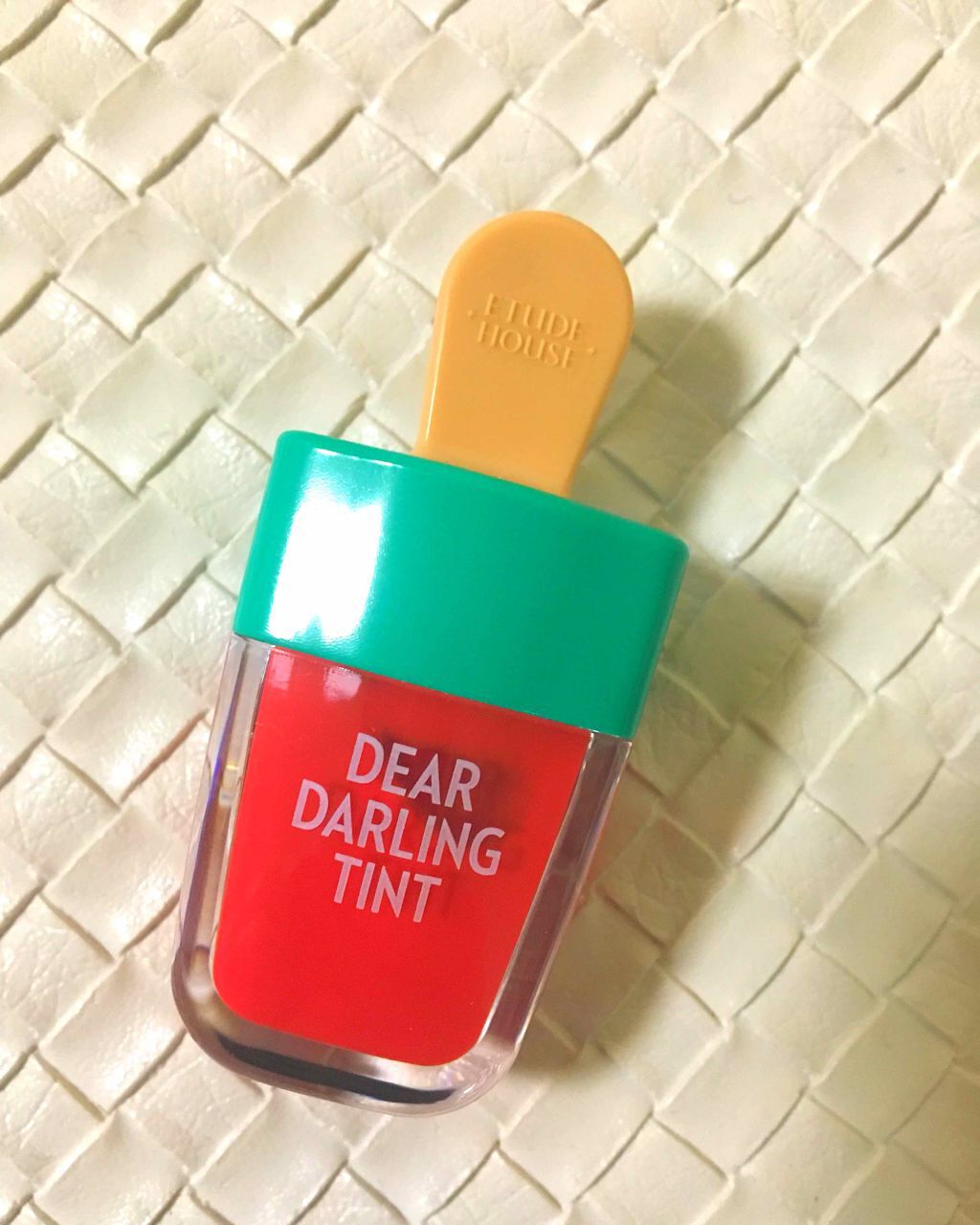 ディアダーリン ウォータージェルティント (アイスティント)/ETUDE/口紅を使ったクチコミ(2枚目)