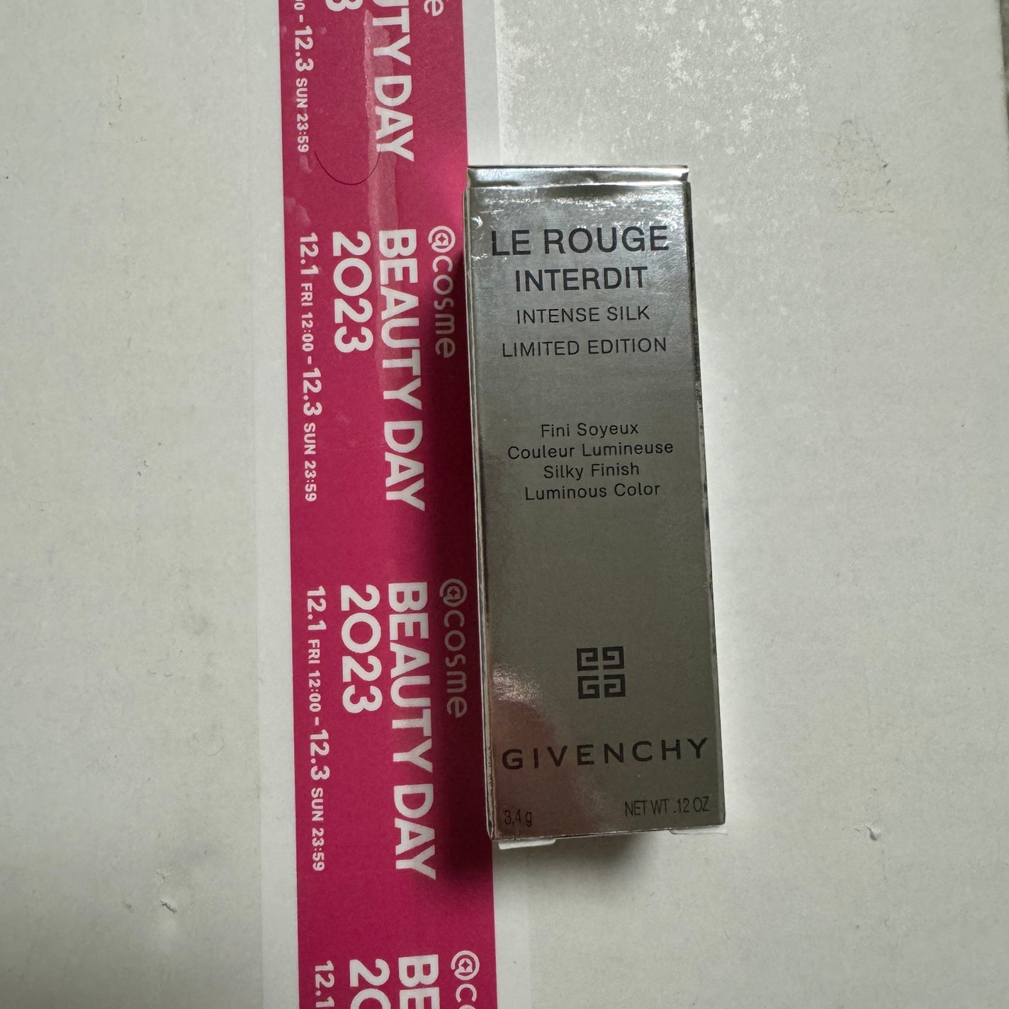 ルージュ・アンテルディ・シルキー/GIVENCHY/口紅を使ったクチコミ(3枚目)