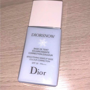 Dior
スノーメイクアップベースUV35

これは最近のめっちゃお気に入り♡

夕方にくすんじゃうのが気になってたけど
これをくすみやすいとこに付けるようになったら全然くすまない！！
かなりトーンアッ