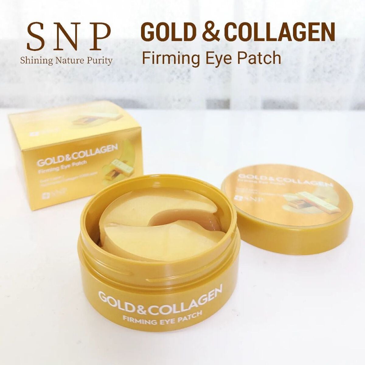 ゴールドコラーゲンファーミングアイパッチ/SNP/アイケア・アイクリームを使ったクチコミ(1枚目)
