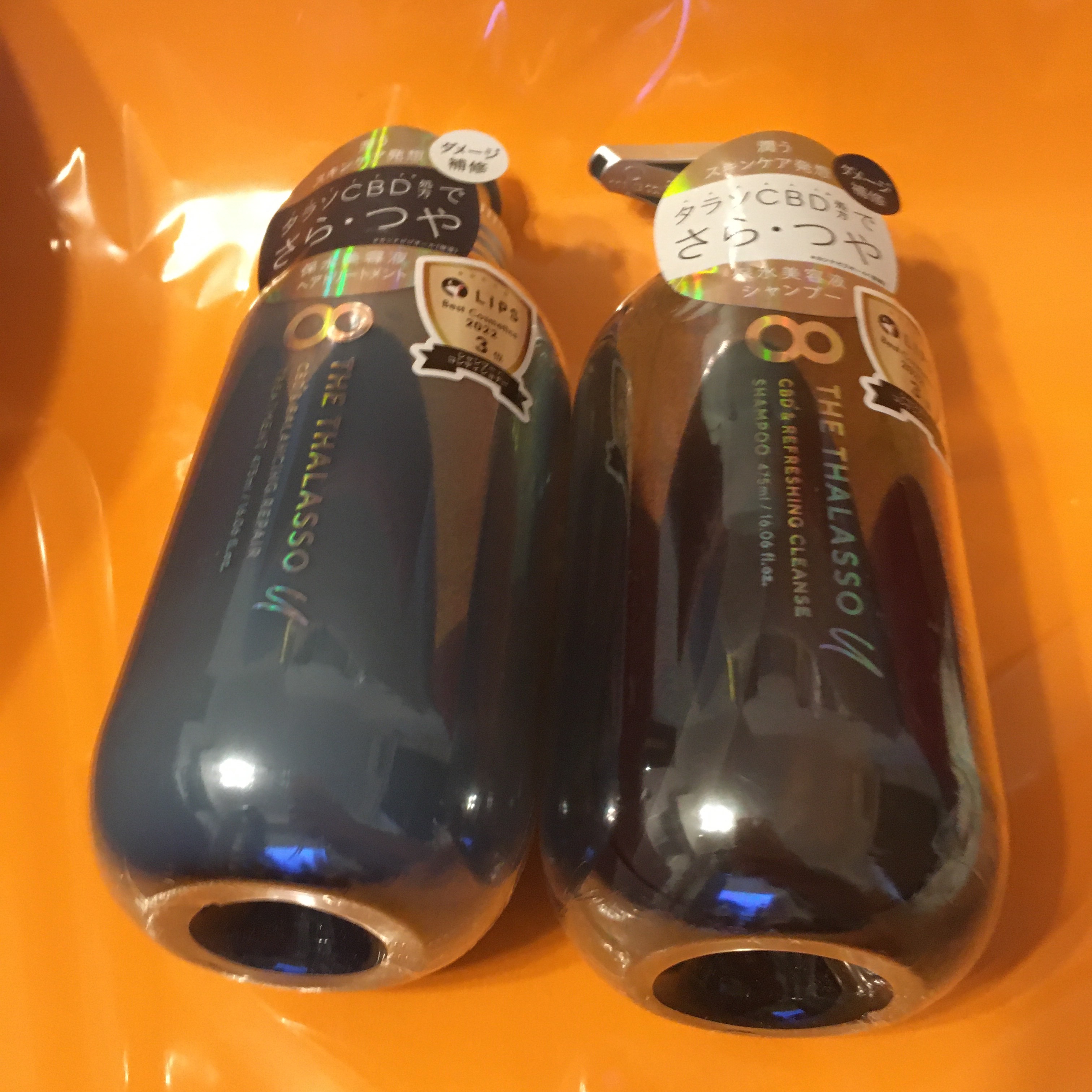 エイトザタラソ ユー CBD＆リフレッシング クレンズ 美容液シャンプー／CBD＆バランシング ダメージリペア 美容液ヘアトリートメント/エイトザタラソ/市販シャンプーを使ったクチコミ（1枚目）