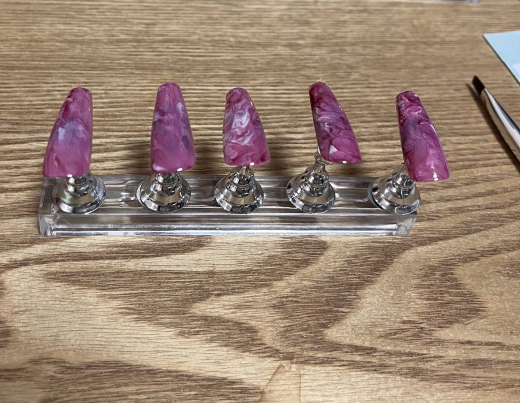 ジェルネイル（ライト対応）/セリア/ジェルネイルを使ったクチコミ（2枚目）