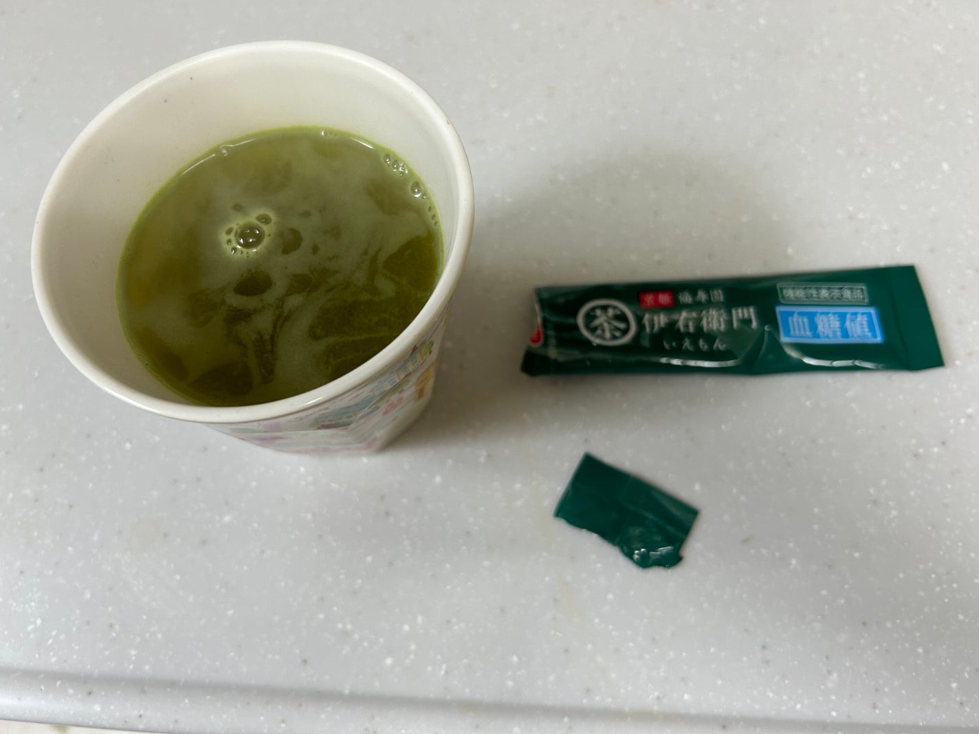 伊右衛門 インスタント緑茶スティック血糖値/伊右衛門/ドリンクを使ったクチコミ(4枚目)