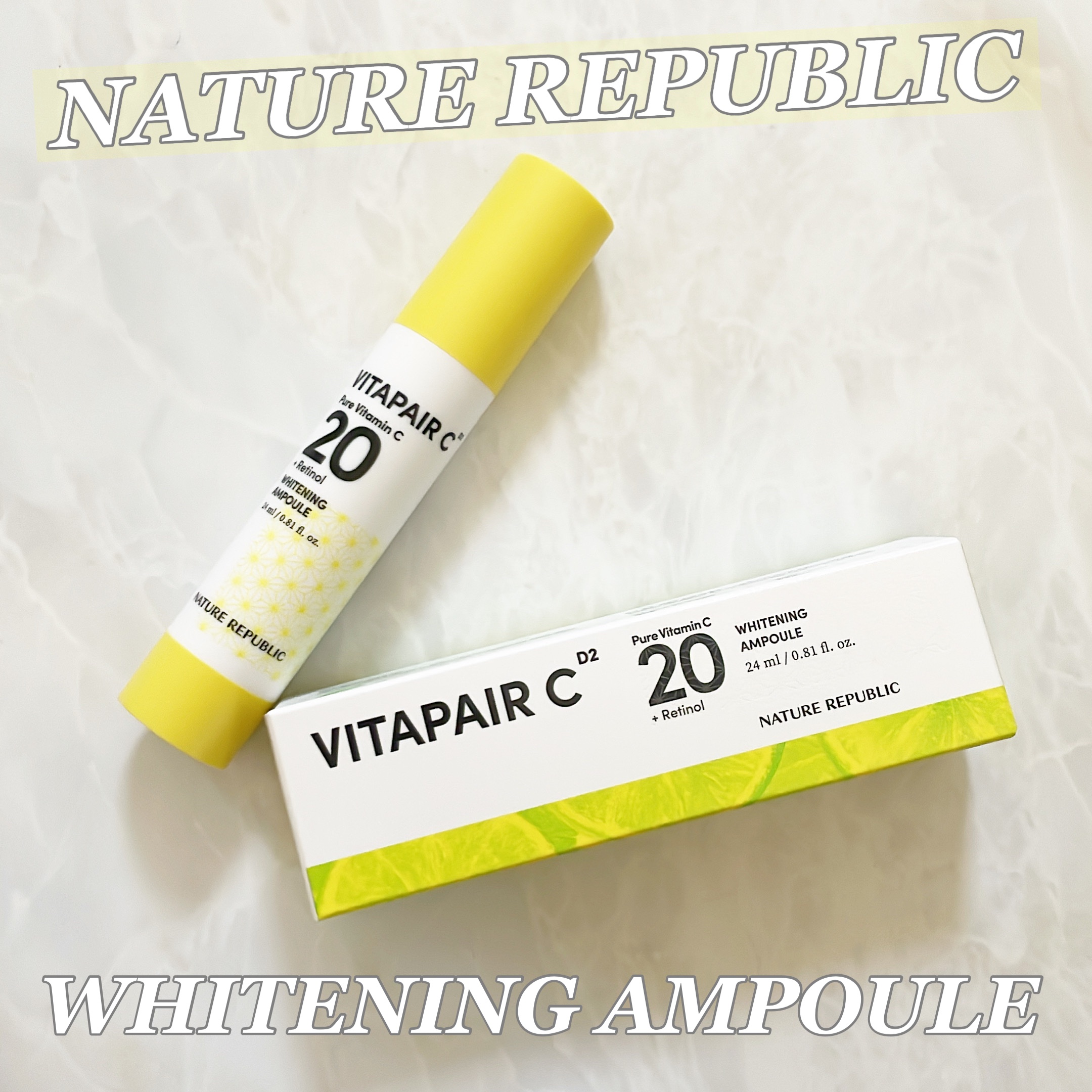 ビタペアC ビタレチ美容液/ネイチャーリパブリック/美容液を使ったクチコミ（1枚目）