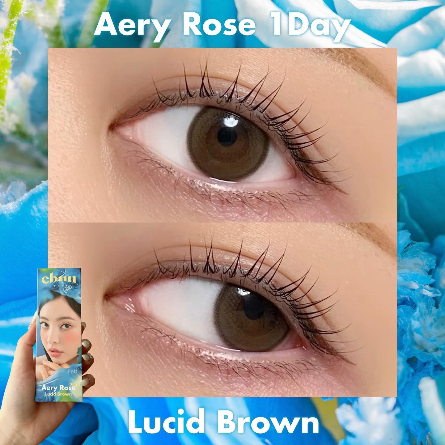 Aery Rose/chuu LENS/ワンデー（１DAY）カラコンを使ったクチコミ（1枚目）
