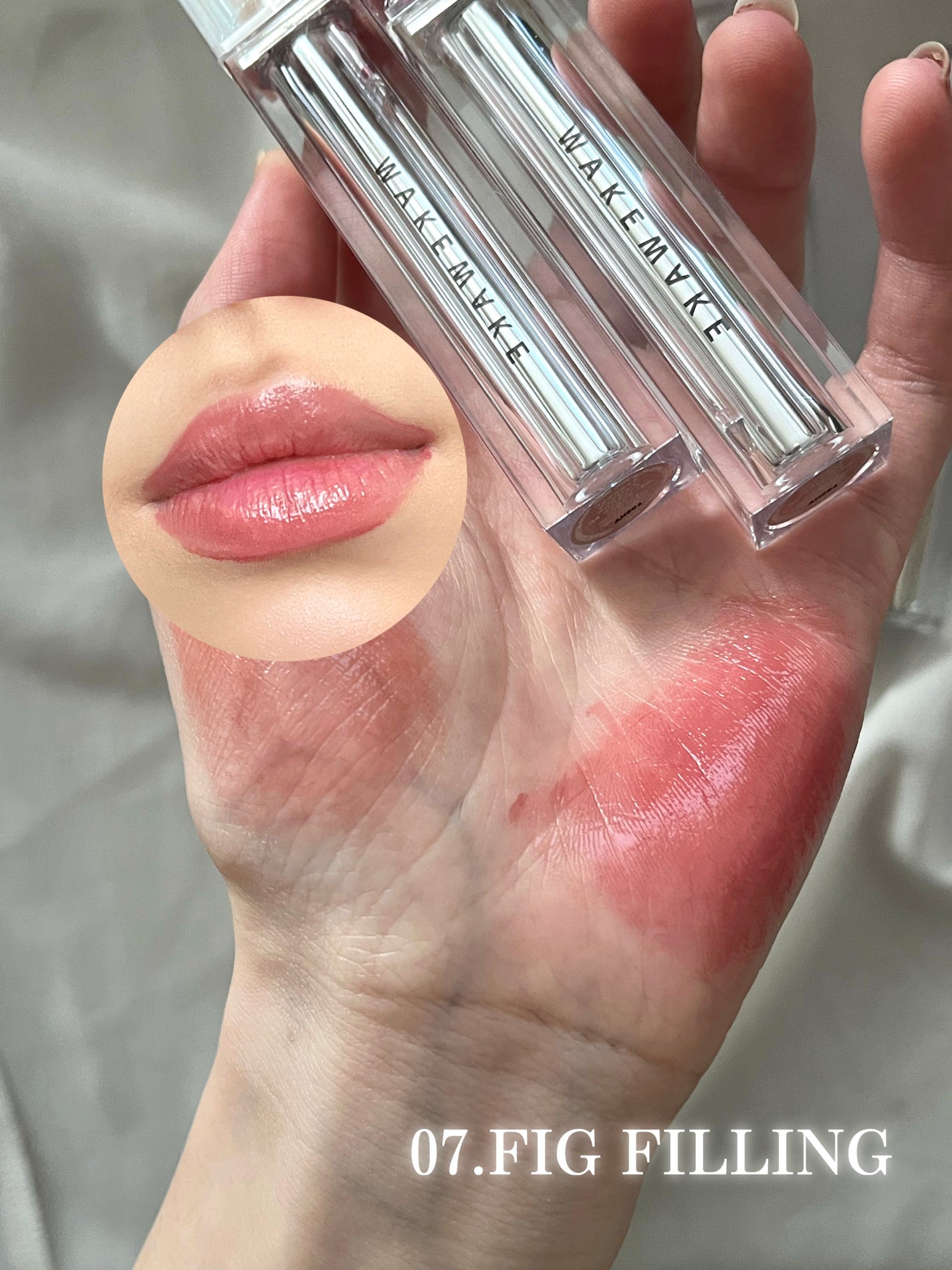 デュイジェルグロウティント/wakemake/リップティントを使ったクチコミ(6枚目)