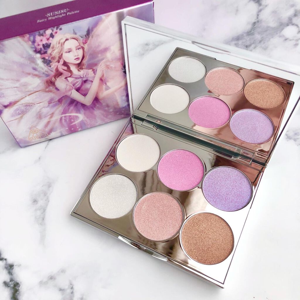 フェアリーハイライトパレット/SUSISU/アイシャドウパレットを使ったクチコミ(2枚目)