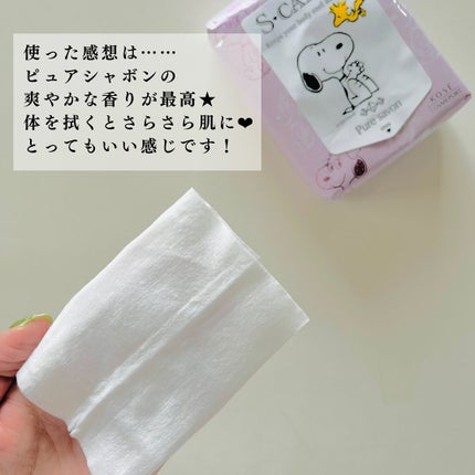 薬用デオドラント パウダーシート(ピュアシャボン)/エスカラット/ボディシートを使ったクチコミ(5枚目)