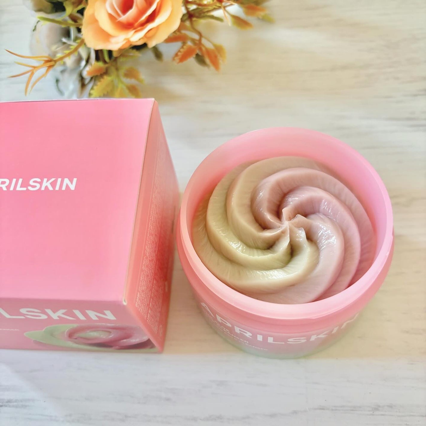 ピンクアロエメレンゲクレンザー/APRILSKIN/その他洗顔料を使ったクチコミ(3枚目)