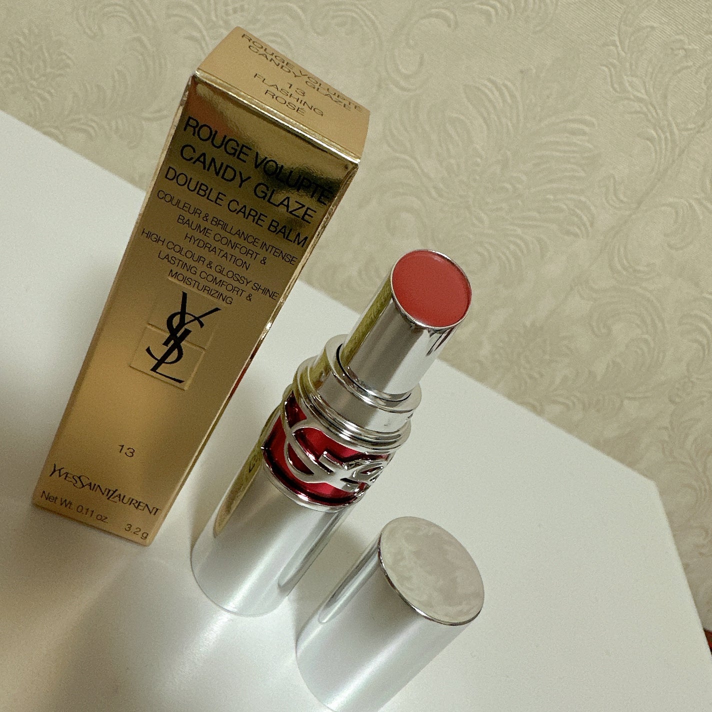 YSL ラブシャイン キャンディグレーズ/YVES SAINT LAURENT BEAUTE/口紅を使ったクチコミ(3枚目)