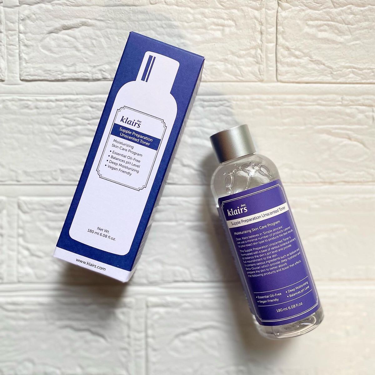 サプルプレパレーションアンセンテッドトナー(180ml)/Klairs/化粧水を使ったクチコミ(4枚目)