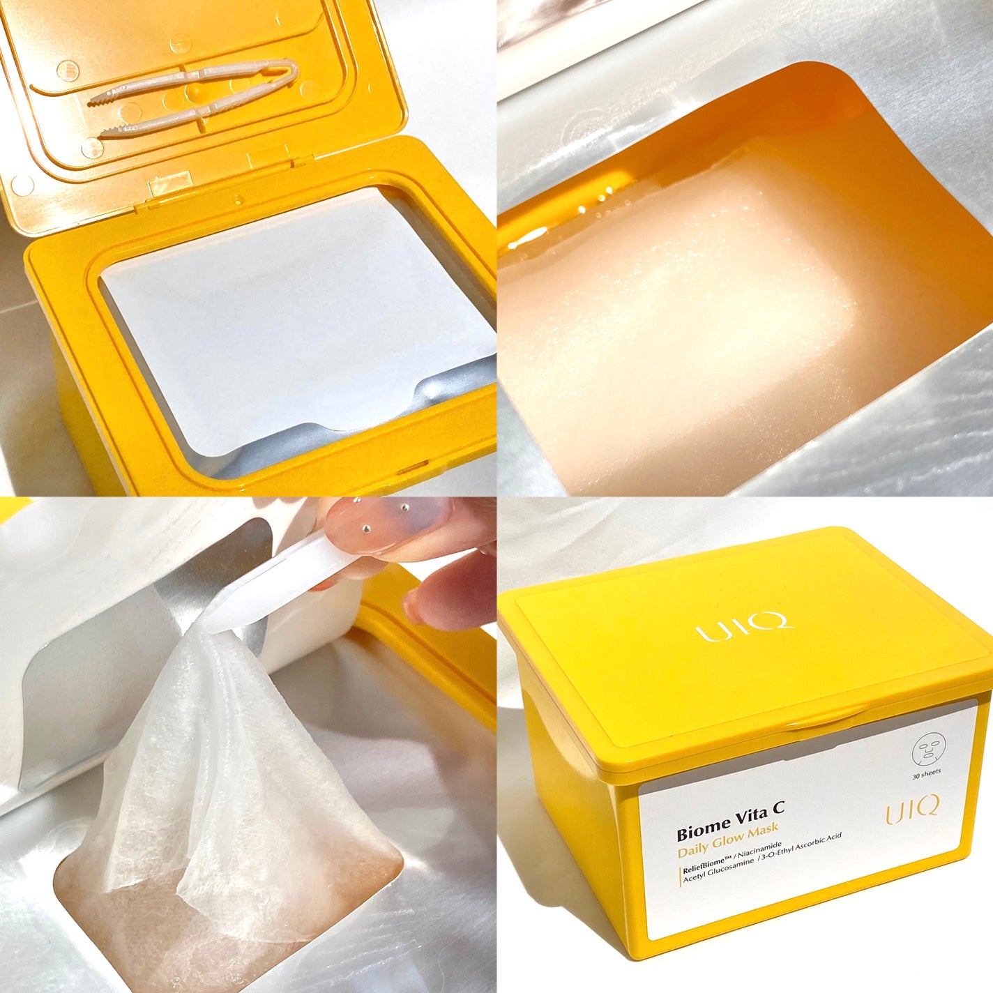 バイオームビタCグローデイリーシートマスク/UIQ/シートマスク・パックを使ったクチコミ(2枚目)