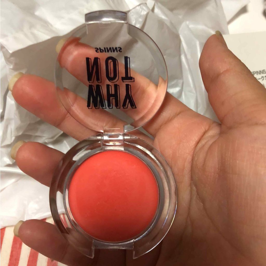 WHY NOT SPINNS クリームチーク/DAISO/ジェル・クリームチークを使ったクチコミ（2枚目）