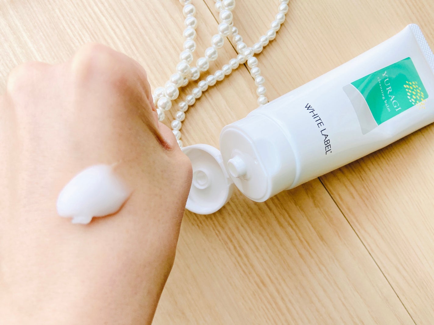 ホワイトラベル ゆらぎクレンジングバーム/ミックコスモ/クレンジングバームを使ったクチコミ(5枚目)