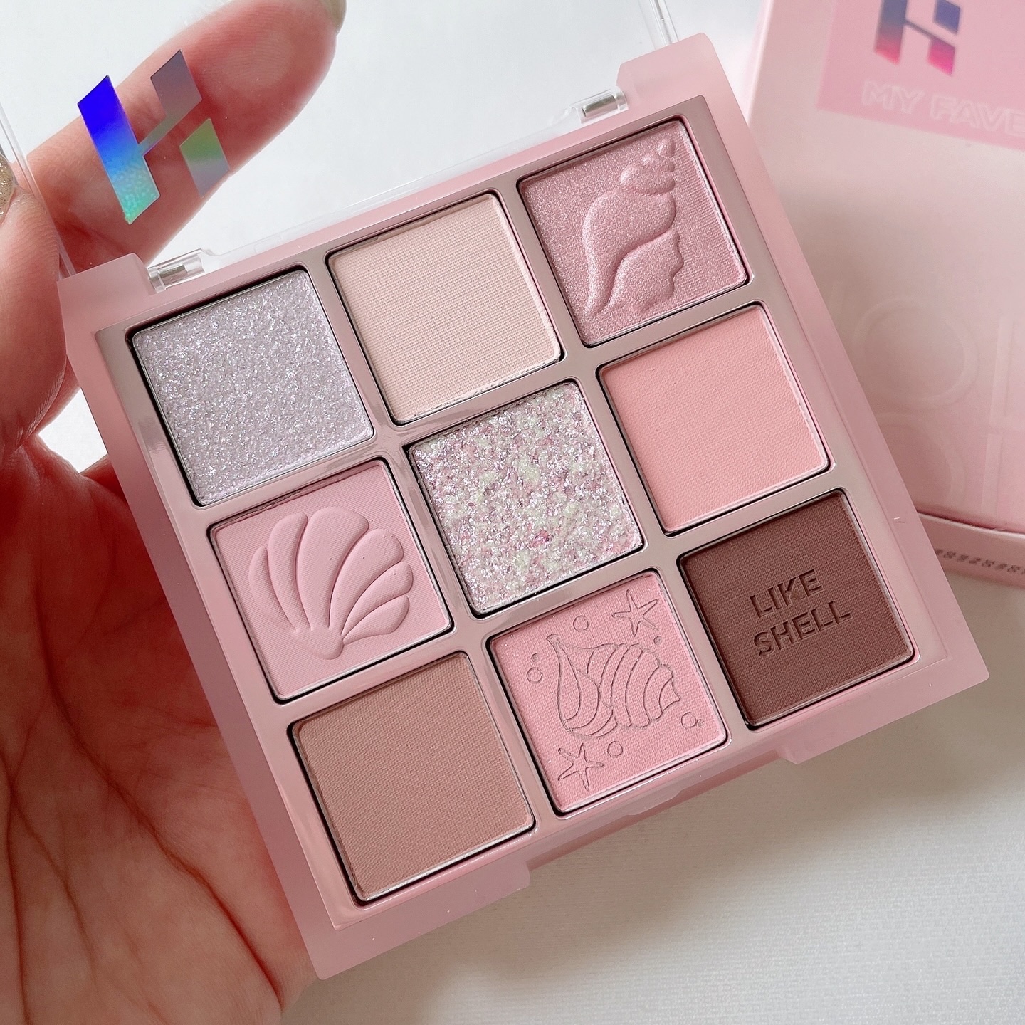 マイフェイブムードアイパレット 9カラー/HOLIKA HOLIKA/アイシャドウパレットを使ったクチコミ（3枚目）