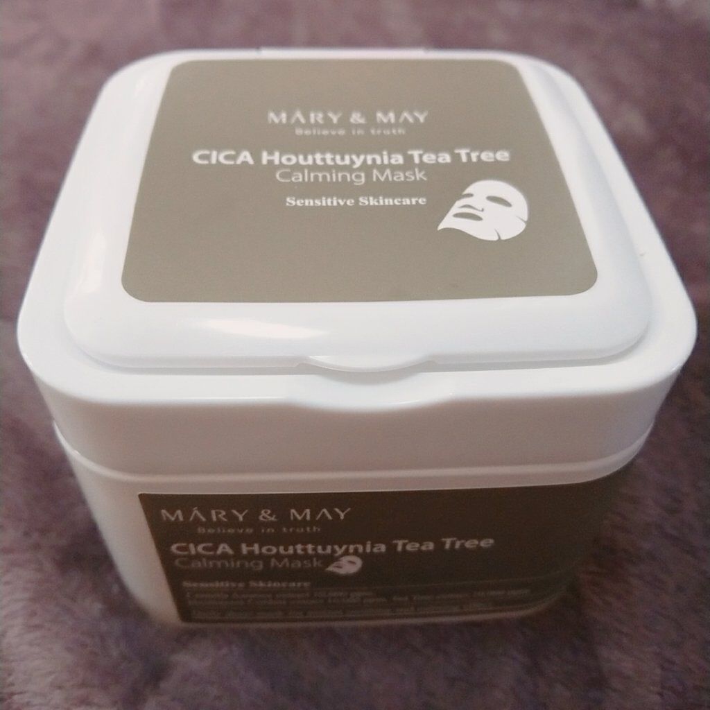 シカドクダミ+ティーツリーカーミングマスク/MARY&MAY/シートマスク・パックを使ったクチコミ(1枚目)