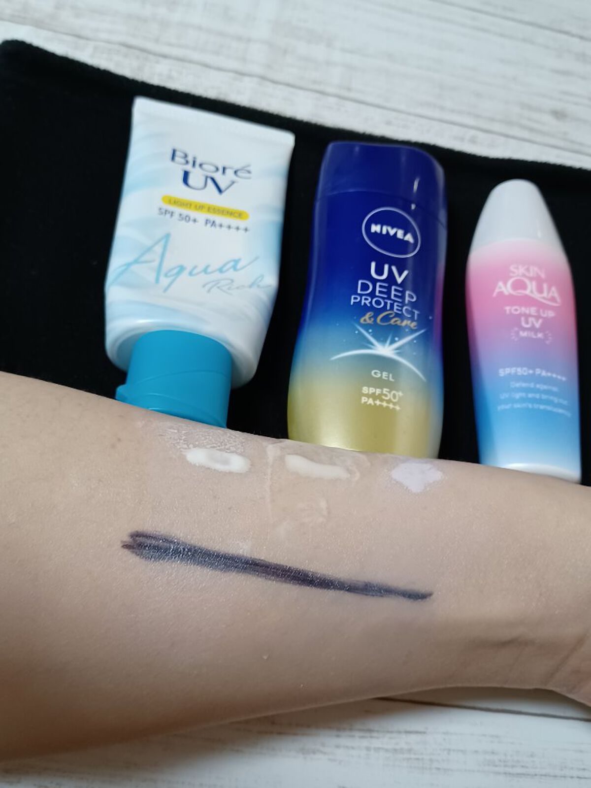 トーンアップＵＶミルク/スキンアクア/日焼け止めミルクを使ったクチコミ（3枚目）