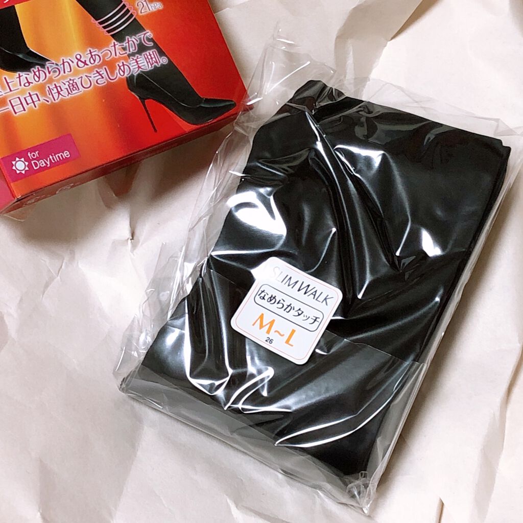 美脚あったかタイツ/SLIMWALK/着圧ソックス・レギンスを使ったクチコミ（2枚目）