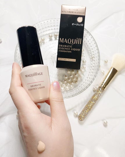 ドラマティックエッセンスリキッド/マキアージュ/リキッドファンデーションを使ったクチコミ(2枚目)